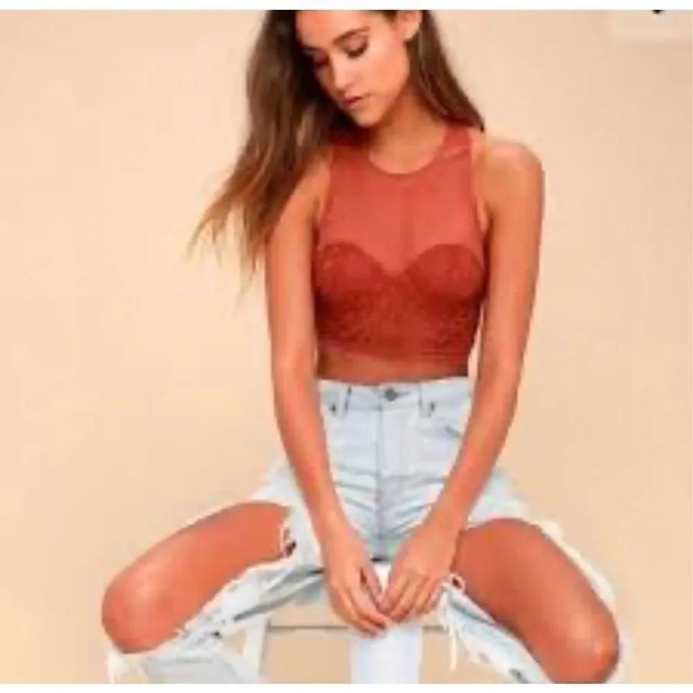 Free People Stay With Me Bralette Size XS